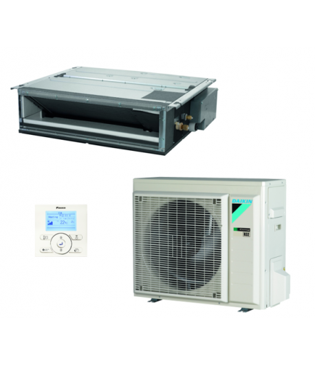 Climatizzatore Daikin Mono inverter 12.000 Btu/h CANALIZZABILE FDXM35F9/RXM-R con comando a filo BRC1H52W