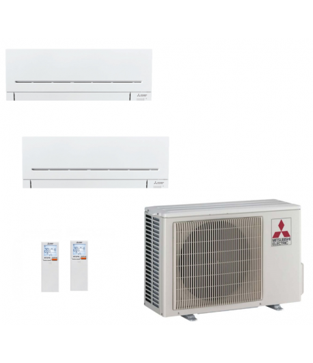Climatizzatore Mitsubishi Electric Dual 5+5 PLUS 2F33VF3+AP15VGK+AP15VGK wifi