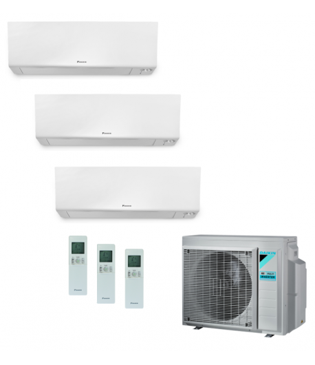 Climatizzatore Daikin Trial 9+9+12 STYLISH bianchi 3MXM52A + FTXA25CW + FTXA25CW + FTXA35CW