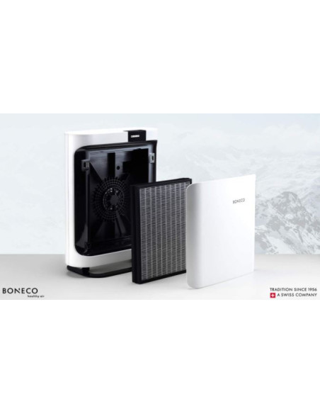 BONECO - PURIFICATORE ARIA bianco P400 per ambienti fino a 25 mq. con telecomando