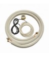 Tubo in rame cartellato 7 mt 1/4"+1/2"
