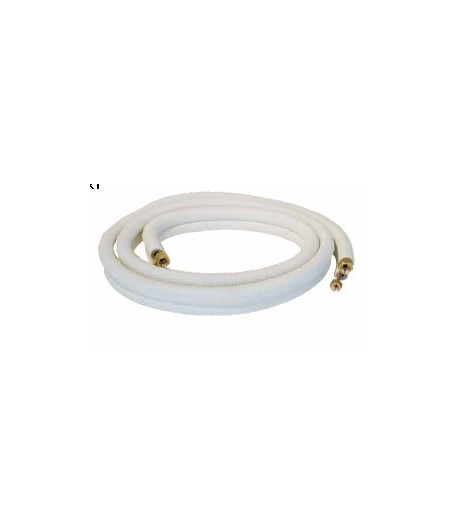 Tubo in rame cartellato 7 mt 1/4"+1/2"