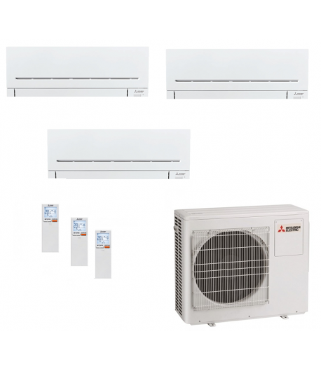 Climatizzatore Mitsubishi Electric Trial 9+9+12 PLUS wifi 3F54VF3+AY25VGKP+AY25VGKP+AY35VGKP