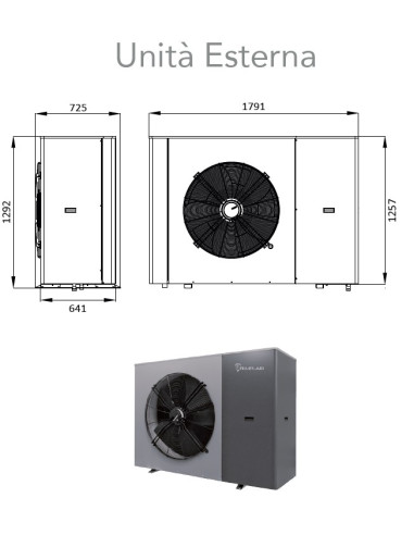 Pompa di calore aria/aria per la...
