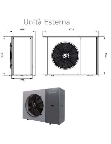 Pompa di calore aria/aria per la...