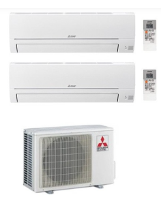 Climatizzatore Mitsubishi Electric Dual 12+18 SMART wifi...
