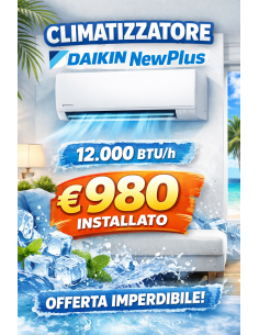 Supplemento per promo Daikin ATXC35E installazione su...